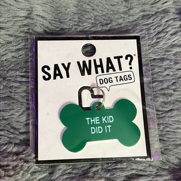 “The kid did it” dog tag - Picture 1 of 2